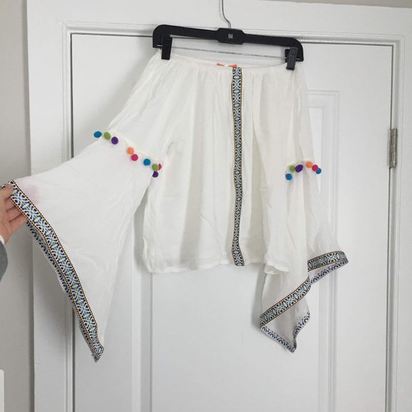 Off the shoulder bell sleeve shirt - Picture 2 of 2